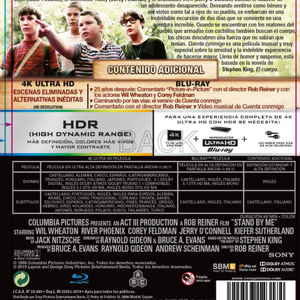 Cuenta Conmigo (4K Ultra HD + BD) [Blu-ray]