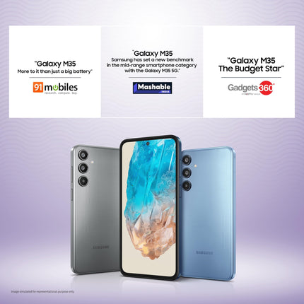 Samsung Galaxy M35 5G 6GB/128GB tumesinine kahe SIM-kaardi pesa SM-M356B