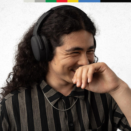 Skullcandy Crusher ANC 2 kõrvaklapid mürasummutusega juhtmevabad kõrvaklapid sensoorse bassiga, 50-tunnise akueaga, Skull-iQ, Alexa toega, mikrofoniga, Bluetooth-ühilduvusega - mustad