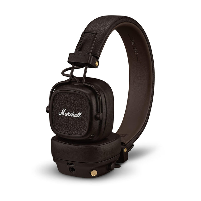 Marshall Major V Bluetooth kõrvaklapid, 100 tundi mänguaega – pruunid