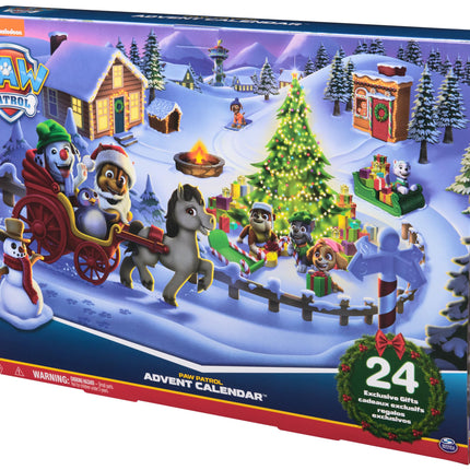 PAW Patrol: 2024 Advent Calendar with 24 Surprise Toys - Figures, Accessories and Kids Toys for Boys &amp; Girls Ages 3 and up!