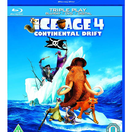 Jääaeg 4: Täielikult ümberasustatud [DVD]+[Blu-Ray] (IMPORT) (Saksakeelset versiooni pole)