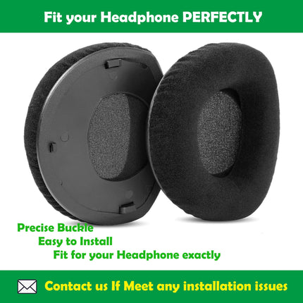 ACCOUTA kõrvapadjad + peavõru, ühilduvad Sennheiser RS160, RS170, RS180 HDR160 HDR170 HDR180 kõrvaklappidega. Kõrvapadjade asendusmaterjaliks on soe pehmem kangas ja kõrge tihedusega vahust materjal.