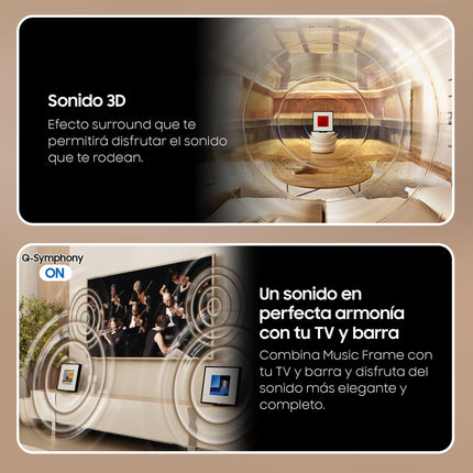 Samsung Music Frame kõlar HW-LS60D/ZF, 6 kõlarit, juhtmevaba, 3D-heli Dolby Atmosega, Q-Symphony, SpaceFit Sound Pro, ühildub Alexa ja Google Assistantiga, kohandatav