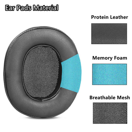 TaiZiChangQini kõrvapadjad. Kõrvapadjade vahetus, mis ühildub Teufel Real Blue NC (2021) Bluetooth-juhtmevabade kõrvaklappidega, valgunahast kõrvapadjad.