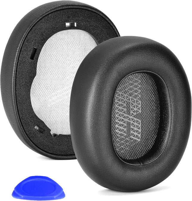 Live 650 BTNC E65BTNC mäluvahust kõrvapadjad, mis ühilduvad JBL E65 E65BTNC / Duet NC/Live 650BTNC Live 660 BTNC kõrvaklappidega (mustad)