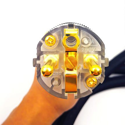 Audiofiilidele mõeldud toitekaabel WAudio 10AWG - EL-i standardile vastav Hi-Fi toitekaabel Schuko ja IEC pistikuga (1,5 m)