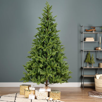 Everlands_Allison Pine_Árbol de Navidad Artificial_240cm_aspecto Natural_Pie estable de Metal_2386 punkti PVC-st ja PE_läbimõõt 152cm