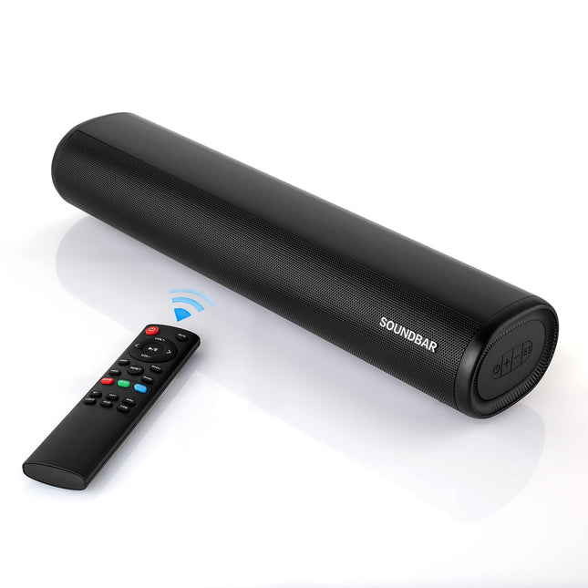 Bluetooth-heliriba teleriseadmetele, arvutikõlarid, pult kaasas, kompaktne, 3 ekvalaiseri režiimiga teleri, 4K kodukino, arvuti, videoprojektori ja mobiiltelefonide jaoks.