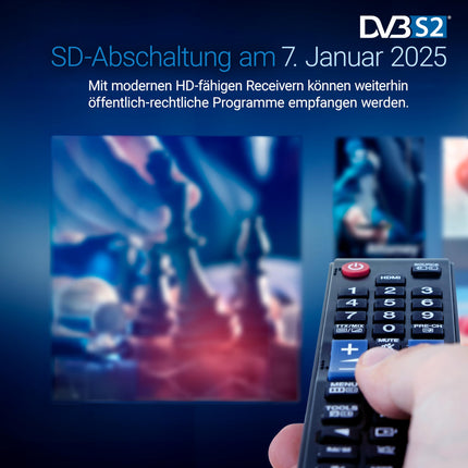 Humax Digital HD Fox digitaalne HD satelliidivastuvõtja 1080P digitaalne HDTV satelliidivastuvõtja 12V toiteallikaga telkimiseks - Astra eelinstallitud - HDMI, SCART, DVB-S/S2 PVR-valmidus