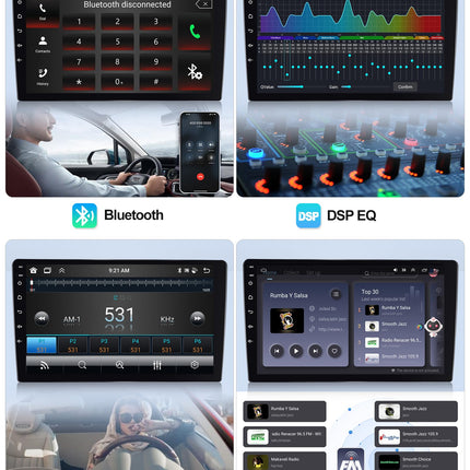 6+128G 8-core CAMECHO Car Radio for Suzuki Swift 2011-2017 with Rear View Camera, 9 inch Android 13 Wireless Carplay Bluetooth Radio with Android Auto WiFi GPS FM/RDS DSP Mirror Link with HD Touchscreen