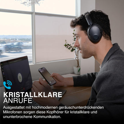 JLab JBuds LUX ANC nutikad mürasummutavad kõrvaklapid, Bluetooth juhtmevabad, mikrofoni ja aktiivse mürasummutusega, 70+ tundi mänguaega, kokkupandavad Bluetooth kõrvaklapid, grafiithall