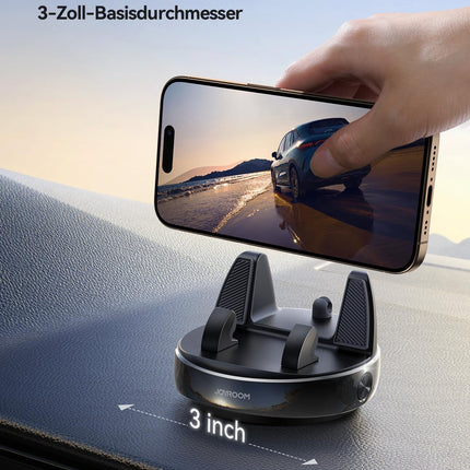 JOYROOM Car Phone Holder Dashboard, Anti-Slip Car Phone Holder Compatible with PopGrip, Universal Car Mount for iPhone/Samsung/Huawei/Google/Android Smartphones