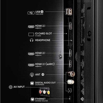 Hisense 50E77NQ (126 cm (50 tolli), must, UltraHD/4K, kolmekordne tuuner, PVR)