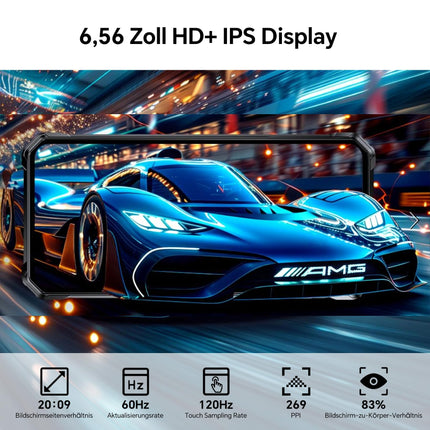 Blackview BV6200 Pro õuetelefon (13000mAh) Android 14.18GB+128GB veekindel õuetelefon, 98DB kõlar, Helio P35 2.3Ghz, 6.56" HD+ ehitusplatsi mobiiltelefon, IP68 IP69K/kaks 4G/OTG/GPS/13MP/NFC