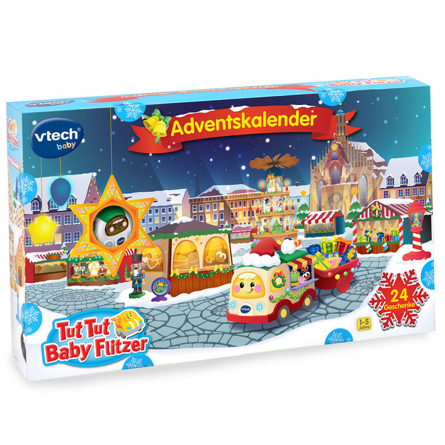 VTech Baby Tut Tut Baby Flitzer - Advent Calendar – With great surprises from the world of Tut Tut Baby Flitzer – For children aged 1-5 years