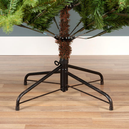 Everlands_Allison Pine_Árbol de Navidad Artificial_240cm_aspecto Natural_Pie estable de Metal_2386 punkti PVC-st ja PE_läbimõõt 152cm