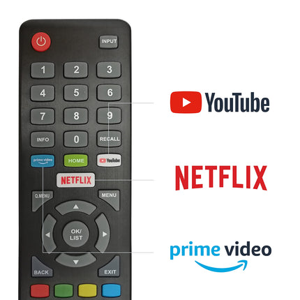 DYON Smart 32 XT - 80 cm (32-tolline) televiisor (HD nutiteler, HD kolmekordne tuuner (DVB-C/-S2/-T2), Prime Video, Netflix ja HbbTV)