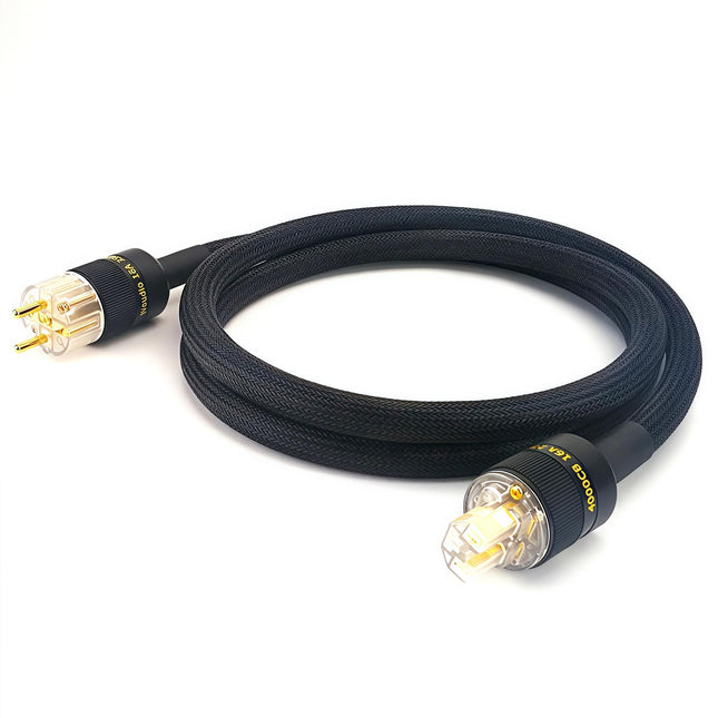 Audiofiilidele mõeldud toitekaabel WAudio 10AWG - EL-i standardile vastav Hi-Fi toitekaabel Schuko ja IEC pistikuga (1,5 m)