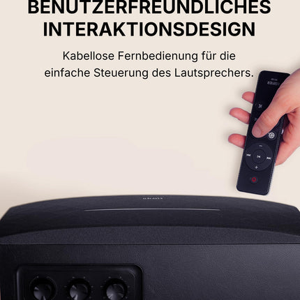 EDIFIER D12 kompaktne stereo kõlarisüsteem (70W) Bluetooth 5.0 ja infrapuna puldiga - ideaalne söögituppa, kööki, töökohale.