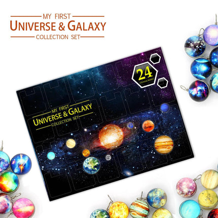 Allsmart 24-Day Countdown Advent Calendar, Countdown, Educational Gift, Universe, Galactic Gift Box, Christmas Kids, Teens, Girls and Boys, (L)