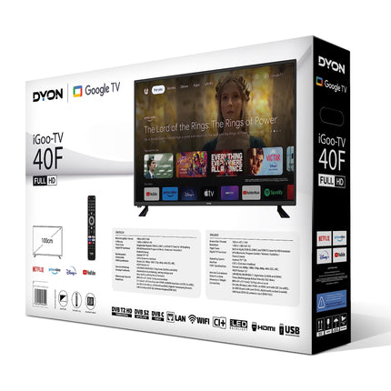 DYONi nutitelerite sari (Google TV, 40 tolli)