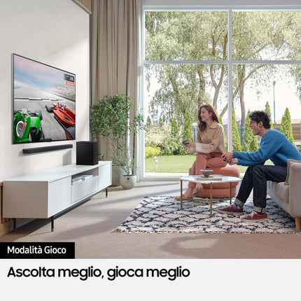 SAMSUNG Soundbar HW-C430/ZF C-Series, 3 speakers, subwoofer included, 2.1-channel audio, Adaptive Sound Lite, Black 2023