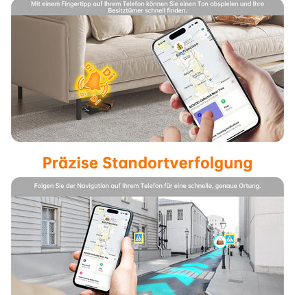 NOVOO Air Tag Card rahakoti jälgimiskaart õhuke 1,6 mm nutikas Bluetooth-silt 6-aastase aku tööeaga ühildub Apple Find My rakendusega (ainult iOS), GPS-esemete leidja rahakoti, pagasisildi ja passi jaoks