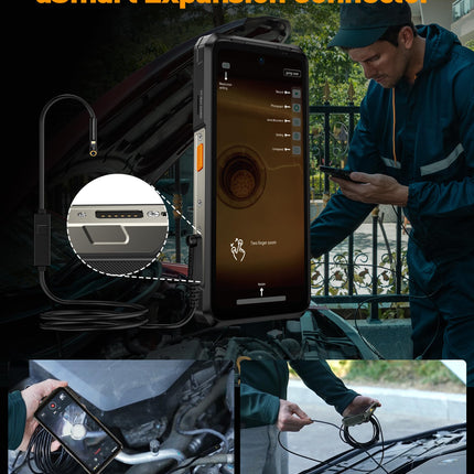 Ulefone Armor 26 Ultra Outdoor Mobile Phone 5G 2024, 200MP+64MP Camera 3.2X Telephoto Lens 24GB+512GB Android 13 Smartphone with 120W Fast Charging 6.78 inch FHD+ 120Hz 121dB Speaker 15600mAh Battery Black
