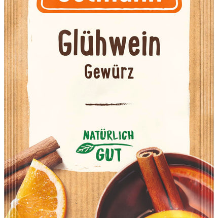 Ostmann Gewürze – hõõgveinivürts, vürtsisegu hõõgveinile, punšile, Feuerzangenbowle'ile ja laste punšile, ideaalne talveks ja jõuludeks, vegan, 12 g (1 pakk)