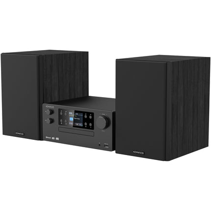 KENWOOD M-925DAB-B - Mikro HiFi-süsteem DAB+, CD, USB, Bluetoothi, 2 x 50 W RMS ja TFT-ekraaniga; Kesköömust