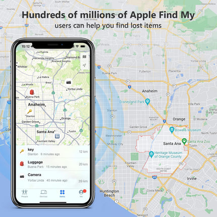 Apple MFi sertifikaat: LBPRT Airtag kaardi rahakoti jälgija, õhuke 1,6 mm, 2 tk pakis, laetav, töötab Apple Find My'ga (ainult iOS, Android ei ole toetatud), pagasi esemete leidja