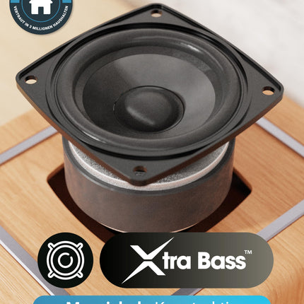 Internetiraadio CD-mängija ja DAB Plus-iga | Köögiraadio Bluetoothi ​​ja FM-raadioga | Digitaalraadio WiFi koos Spotify Connecti ja taskuhäälingutega | EQ, värviline ekraan, pult kaasas | MAJORITY Homerton (tamm)