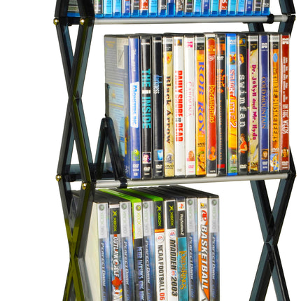 Atlantic Mitsu 5-astmeline kaasaskantav meediaseade, kaitseb ja korraldab väärtuslikke muusika-, filmi- ja videomängukollektsioone, PN 64835195, suitsuhall