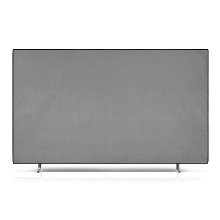 kwmobile 75" TV Cover - Indoor TV Screen Protector Cover - TV Screen Dust Cover - Light Grey