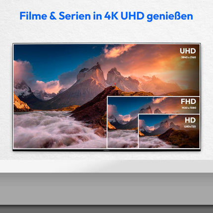 MEDION X16532 (MD 31413) 163,9 cm (65-tolline) QLED-teler (Fire TV, 4K nutiteler, Dolby Vision HDR, Dolby Atmos, Netflix, Prime Video)
