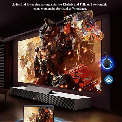 AIMIBO 4K juhtmevaba ekraaniadapter, 3-suunaline peegeldamine - otsene, DLNA, juhtmega sünkroonitud ekraan, 2.4G 5G @60Hz HDMI juhtmevaba adapter iOS-i, Androidi, Windowsi, macOS-i ja teleri, monitori ja projektori ühendamiseks - Airplay