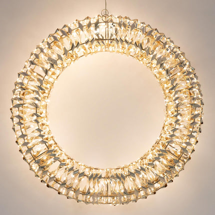 ECD Saksamaa LED-jõulupärg Ø58cm 960 sooja valge mikro-LED-iga ja taimeriga, IP44 veekindel sise- ja välistingimustes, 3D-metallist pärja LED-valgustus, rippuv pärjavalgusti, pärjavalgustusega pärja uksepärg, jõulukaunistus