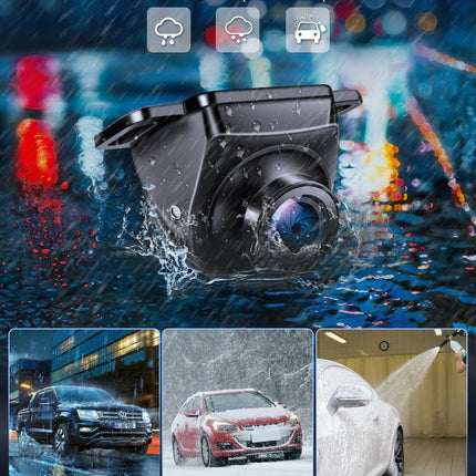 【360°+90° pööratav】 AHD 1080P tahavaatekaamera auto tahavaatekaamera metallkorpusega universaalne tahavaatekaamera öise nägemisega 170° lainurk-tagurdusjoon IP69 veekindel tahavaatekaamera kaubikule ja maasturile