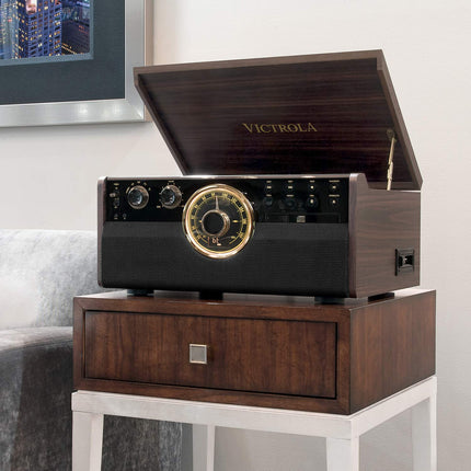 Victrola Empire 6-in-1 Bluetooth Turntable Music Centre
