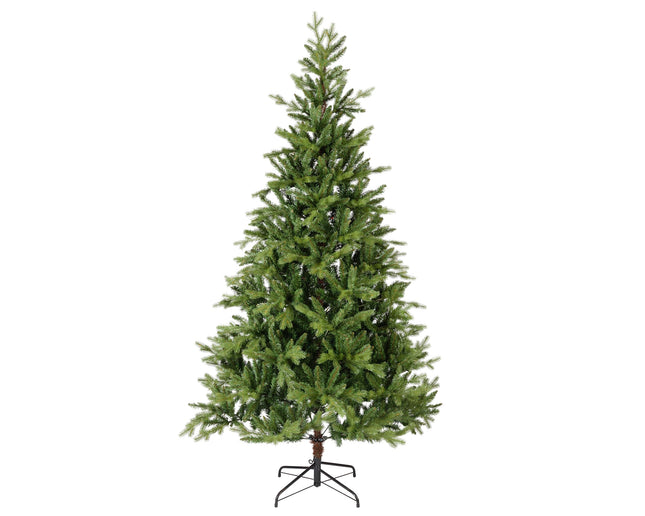 Everlands_Allison Pine_Árbol de Navidad Artificial_240cm_aspecto Natural_Pie estable de Metal_2386 punkti PVC-st ja PE_läbimõõt 152cm