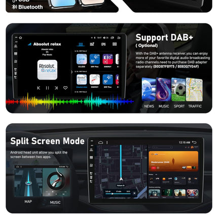BXLIYER Android 14 IPS autoraadio Ford Focus MK3 (2012-2017) GPS-navigatsiooniga raadio - sisseehitatud CarPlay Android Auto - kaamera + Canbus - 2G+32G - 9,7-tolline 2 DIN-ekraan - DSP DAB roolil juhtimine WiFi Navi