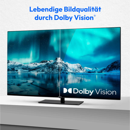 MEDION X15531 (MD 30252) 138,8 cm (55-tolline) televiisor (Fire TV, 4K nutiteler, Dolby Vision HDR, Dolby Atmos, Netflix, Prime Video)