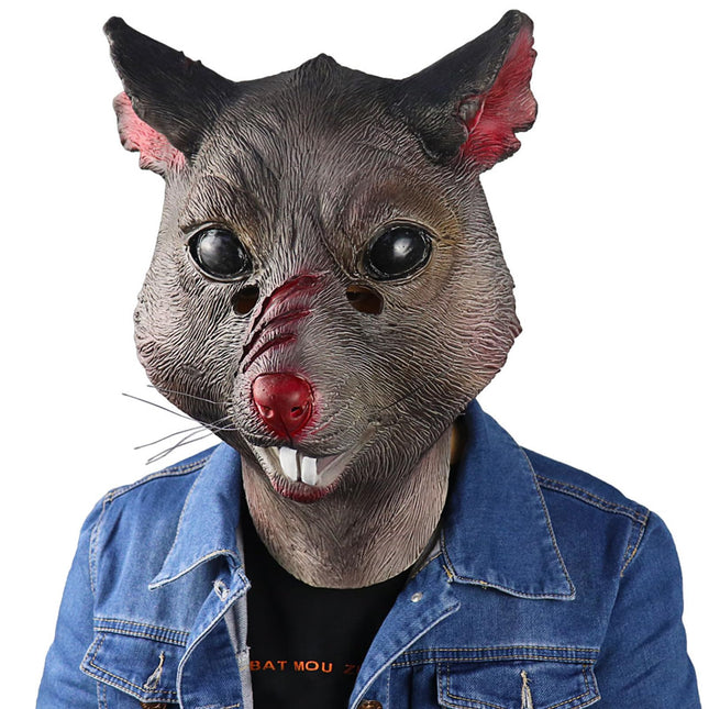 shayulajiao rotimask 3 verise armiga | Loomakostüüm täispea lateksmask karnevaliks ja halloweeniks | Hingav õudusmask mardi grasi ja maskiballide jaoks (üks suurus)