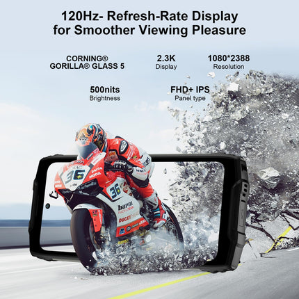 Blackview BV9300 lepinguta õues kasutatav nutitelefon (40M laserkaugusmõõtja), 15080mAh aku, 21GB+256GB, 6,7'' 120Hz 2.3K ekraan, 50MP kaamera, IP68 Android 12 veekindel nutitelefon, GPS NFC must