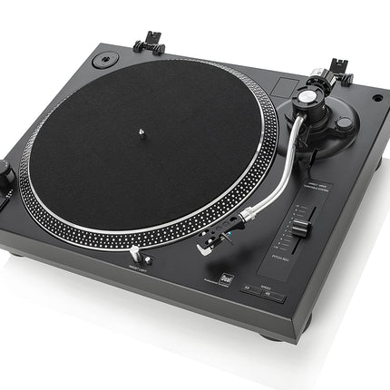 Dual DTJ 301.1 USB DJ turntable (33/45 rpm, pitch control, magnetic pickup system, needle illumination, USB cable) black