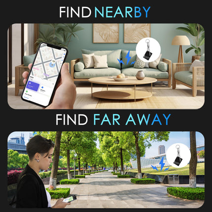 Võtmete leidja Jälgija Qi Juhtmevaba laadimine IP68 Õhuke ese Rahakott Pagasi asukoha määramine Töötab Apple Find My rakenduse ja võrguga (ainult iOS)