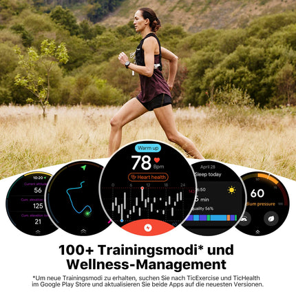 Ticwatch Pro 3 Ultra GPS nutikell Qualcomm SDW4100 ja Mobvoi kaheprotsessoriline Wear OS nutikell meestele vere hapniku IHB AFiB tuvastamine väsimuse hindamine 3-45 päeva aku, must