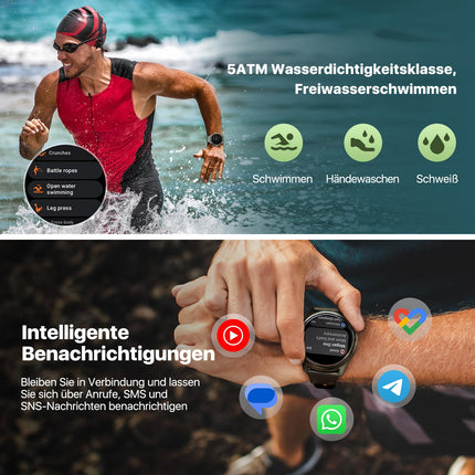 TicWatch Pro 5 Enduro Slate nutikell meestele Android Wear OS nutikell 90h aku 110+ treeningrežiimi 7/24 pulss 5ATM GPS kompass Ei ühildu iPhone'iga