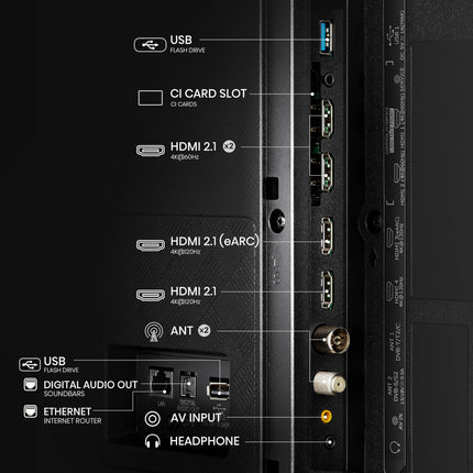 Hisense 55A85N 139 cm (55-tolline) televiisor, 4K UHD OLED nutiteler, 120 Hz, HDMI 2.1, mängurežiim Pro, AMD FreeSync Premium, Dolby Vision IQ ja Atmos, Bluetooth, sisseehitatud Alexa, must, [2024]
